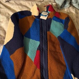 DSG Colorful Patchwork Kids  fleece Jacket